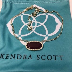 NWOT Kendra Scott Dylan in Maroon Jade